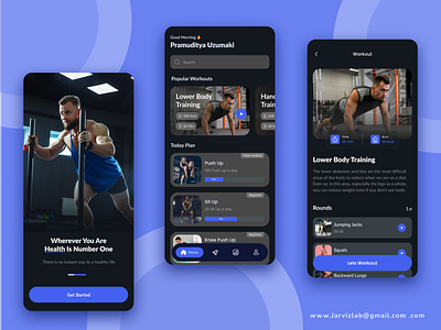 Activity Fitness Tracker Mobile App Ui Design app design exercise fitness fitness coash fitness tracker flutter gym gym session health ios mobile muscle online training saas startup statistics training ui ux web design