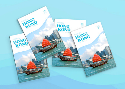 Travel Guide Brochure HONG KONG graphic design layout design