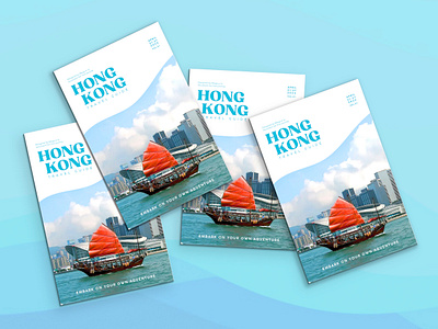 Hong Kong Travel Guide graphic design layout design