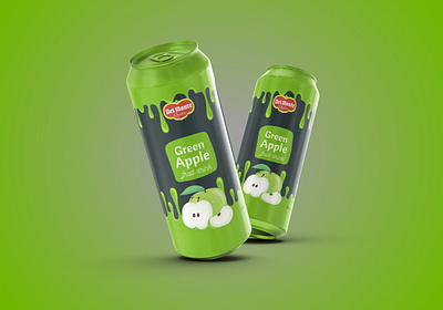 Del Monte Green Apple Juice Product Packaging Design best branding del monte design food graphic design illustration product packaging product packaging design