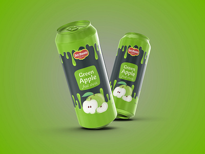 Del Monte Green Apple Juice Product Packaging Design best branding del monte design food graphic design illustration product packaging product packaging design