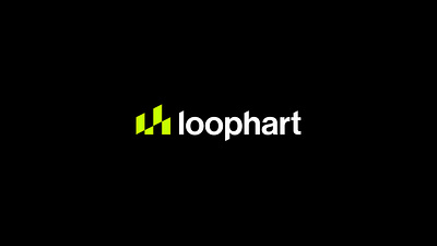 loophart branding clean design exercise fitness graphic grid identity lettering logo minimal move rebranding run running simple sport sports symbol type