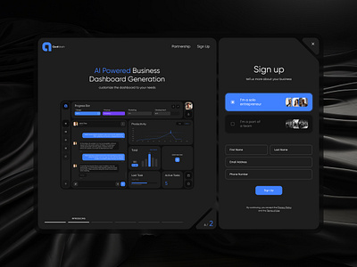 Onboarding. CRM. Login and Registration Form app crm dashboard data design diagram form home input landing login metrics onboarding platform registration system ui ux web website