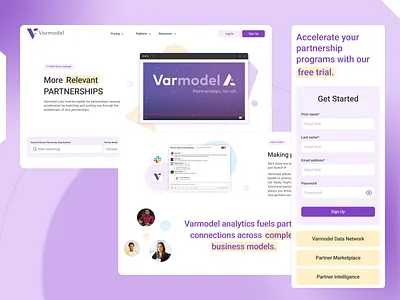 Landing Page for opportunity-sharing (both B2B & B2C) android app design b2b app dashboard landing landing page landing page design mobile mobile app mobile app design mobile application mobile design one pager one pager design product product design saas web app web application web design