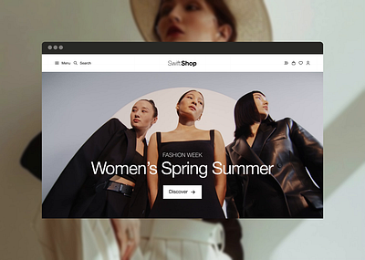 E-commerce App UX/UI Design | SwiftShop clothing shop app clothing shop uxui e commerce e commerce app uxui design e commerce design e commerce landing page design e commerce mobile app e commerce uxui e commerce web app e commerce website e commerce website uxui design fashion app landing page uxui design mobile app design ui ux uxui web app design website design