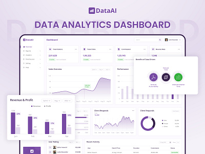 DataAI – Free Data Analytics Tailwind CSS Dashboard Template analytics app landing page template css3 dashboard data dataai designtocodes free tailwind tailwind css admin dashboard