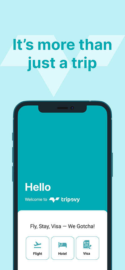 Tripovy IOS App Marketing branding code design ui