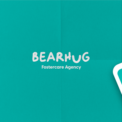 Bearhug (Brand + App design) - A Fostercare Agency app design brand positioning branding childcare family fostercare graphic design logo messaging out of home advertising social media posts strategy ui