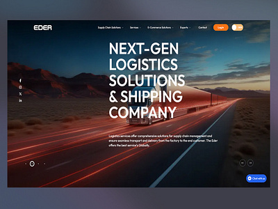 LOGISTICS FULL STACK WEBSITE 2024 css design logisctis next js steel tailwind css uiux