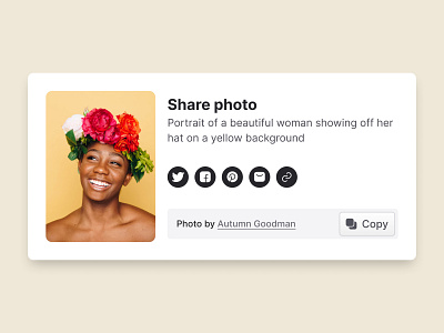 Daily UI — 010 Social Share daily daily 100 daily 100 challenge daily challenge daily ui 010 daily ui challenge dailyui dailyui 010 dailyui social share dailyui social share 010 dailyui010 dailyuichallenge share button share photo social social share social share button social share page social share ui social share ui ux