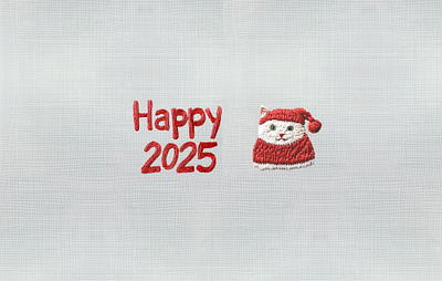 2025 coming... cats celebrations creaive deers design graphic design greetings illustration new year postcard