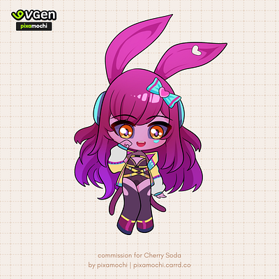 Cute Chibi Commission chibi commission cutechibi fullbodychibi noai simplechibi