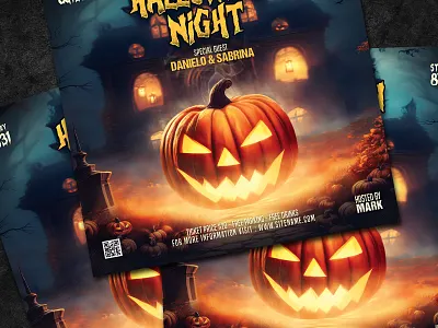 Halloween Night Flyer poster