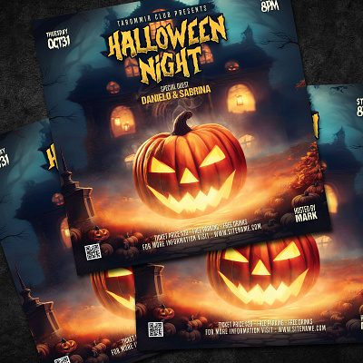 Halloween Night Flyer poster