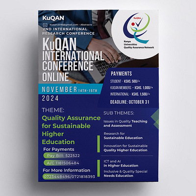 Poster, Flyer Design - KuQAN brand identity branding cmyk conference design flyer flyer design graphic design identity layout marketing modern poster poster design print typography