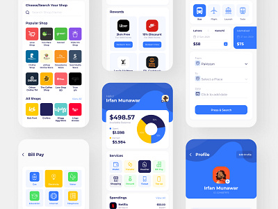 FinWise - Finance App 3d animation app branding design graphic design illustration mobileui motion graphics typography ui ui ux design uidesign ux