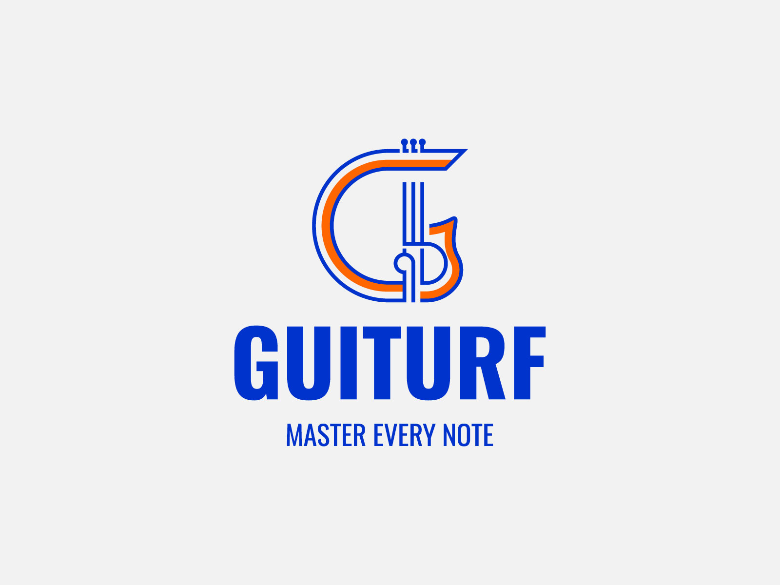 Guiturf Logo design, Guitar Logo, G & Guitar by Md Humayun Kabir on ...