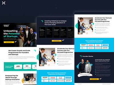 Click Through Landing Page design dribbble shot landing page design landingpage lead generation startup landing page ui ux vibrant design