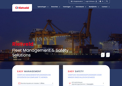 Meer conversie met de nieuwe website voor Rietveld design fleetmanagment prototyping ui ux webdesign