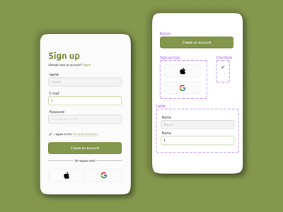 #001 Daily UI - Sign up page dailyui design ui ux