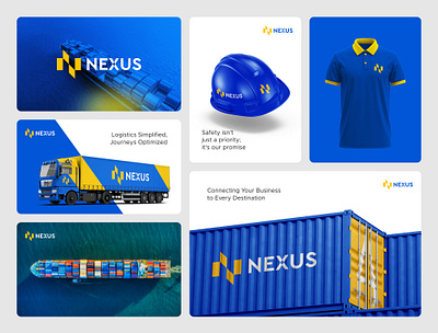 Nexus Logistics Logo Branding | Allyana Studio boldandelegant brandidentity brandingexpert brandingidentity design designjourney logisticsbranding logisticslogo logodesign modernbranding visualidentity