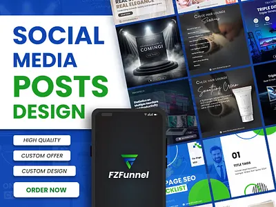 Social Media Posts Design branding design graphic design illustration logo typography vector