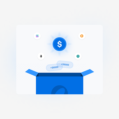 Feature Illustration for Coinly illustration product design ui