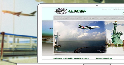 Al Bakka travels 3d animation branding graphic design logo motion graphics ui