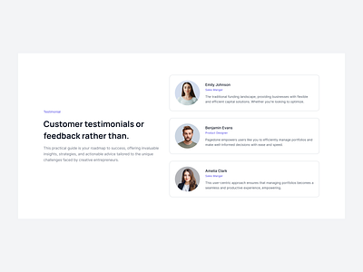 Vertical testimonial cards client feedback client testimonials customer reviews testimonial section user feedback