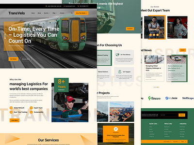 Transport And Logistic Service website UIUX Design businessuiuxdesig businesswebsiteuiuxdesign figmadesign landingpageuiuxdesign latestwebsiteuiuxdesign logisticserviceuiuxdesign metrowebsiteuiuxdesign servicewebsiteuiuxdesign uidesign uiuxdesign uxdesign websiteuiuxdesign