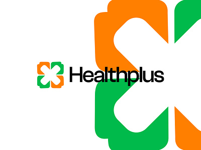 Healthplus Logo Design abstract logo app icon brand identity branding care plus logo creative logo gradient logo healthplus logo design pharmacy branding pharmacy logo