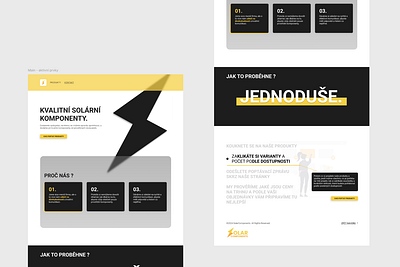 SOLAR COMPONENTS - redesign graphic design redesign revitalization of page ui