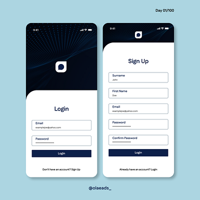 Sign Up Screen 🔥 graphic design signup ui ux