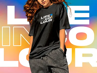 L I F E I N C O L O U R branding design graphic design illustration logo typography ui ux vector