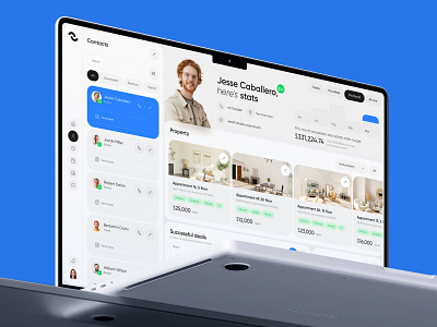 Buildridge - Real Estate Dashboard app crm dashboard design estate interface product real estate saas service ui ux web