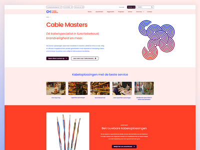 Website Redesign en Digitale Strategie voor Cable Masters branding cables logo ui ux