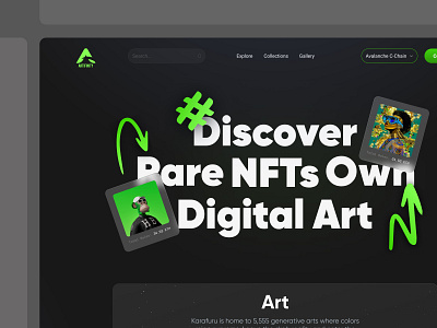 Dynamic NFT Landing Page for Web3 Projects 3ddesign animation blockchain crypto cryptoart dashboarddesign digitalart digitalcollectibles ethereum figma landingpage metaverse minimalism nft nftapp nftmarketplace productdesign uiux uxdesign web3