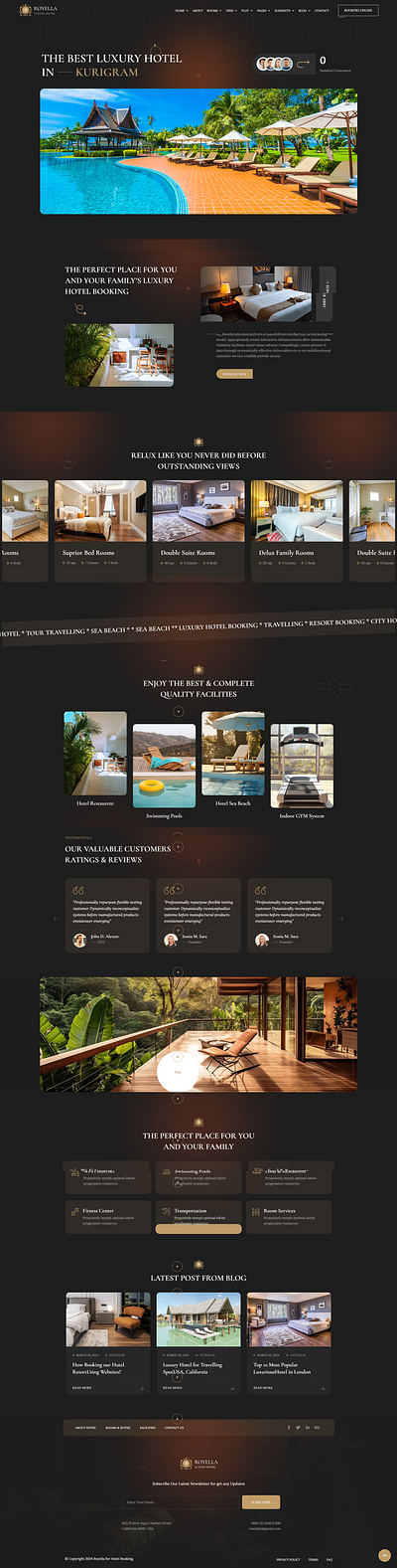 Royella - Resort & Hotel Booking Multi-Purpose WordPress Theme