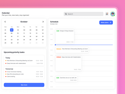 Pulsar - Project Management Dashboard admin design application design branding calendar dashboard admin dashboard design infographics product design ui design ux design uxui web app web design