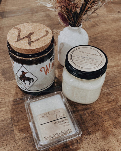 WESTERN WINDS.CO Label Design badge branding cowboy graphic design horse illustration logo product design vintage western