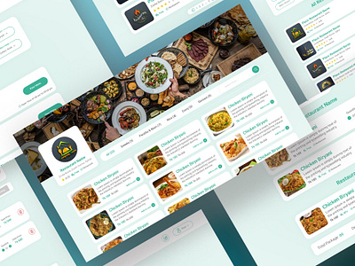 Home Made & Restaurant Website Ui-Ux Design. attractive design eye catching eye comfort home made moders pages restaurant ui upique user experience user friendly user interface ux website