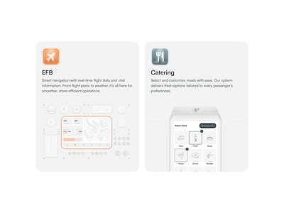 EFB and Catering system Cards card catering efb flight