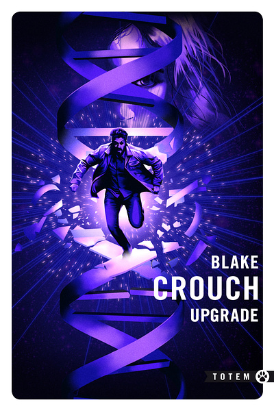 Blake Crouch action alexander wells book cover character digital dynamic fiction folioart illustration monochrome publishing