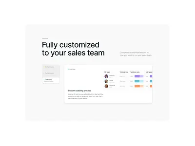 AI Sales Platform Features ai autotabs marketing sales tabs ui web design