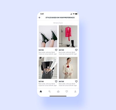 Shopping app app shopping ui