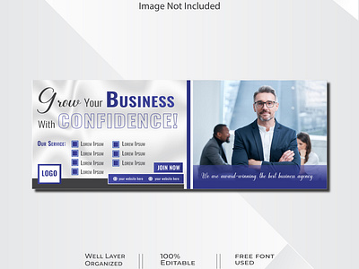 Professional Business Facebook Cover Banner Template banner business business cover banner company corporate corporate cover banner cover cover banner design facebook cover banner graphic designer marketing professional promotion social media social media cover banner template vector web web banner