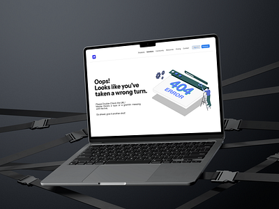 404 Error Page Design | Daily UI #008 404 animation beautiful blue branding design discover error graphic design illustration landing page motion graphics popular simple trending ui viral web design website