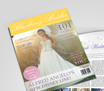 Wedding Magazine Design booklet editorial graphic design indesign layout magazine