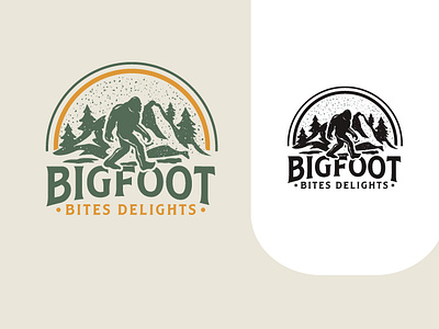 BIGFOOT - Bites Delights bigfoot branding custom logo design graphic design lettering logo logo design typography