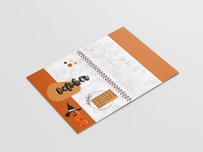 Bullet Journal - Pages Octobre branding bullet design graphic design illustration journal journaling